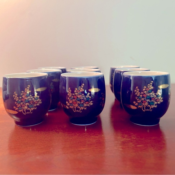 Decorative Tea Cups (Set of 9) - Picture 2 of 2